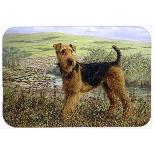 Airedale Terrier The Kings Country Kitchen/Bath Mat