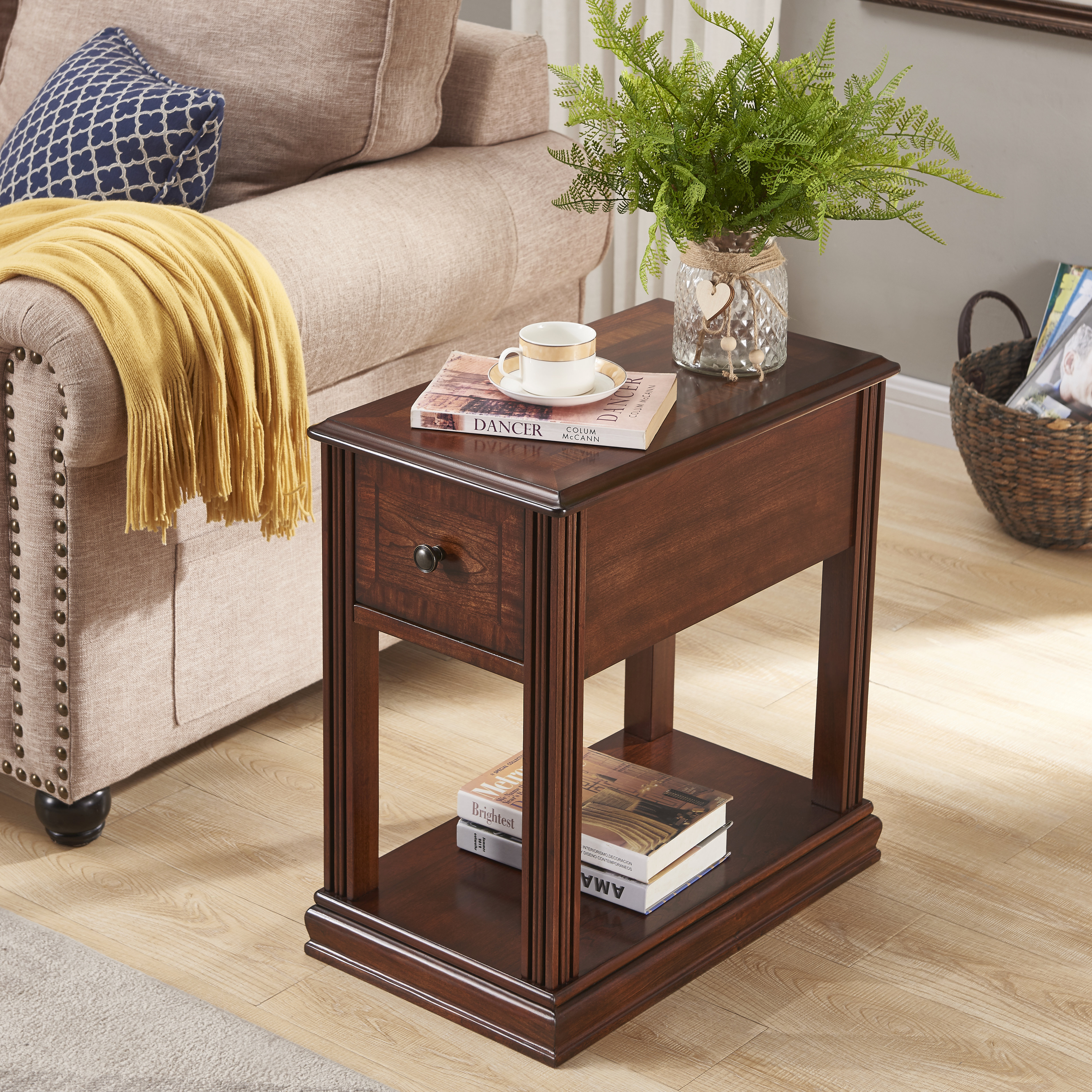 Canora Grey Rutledge End Table With Storage Reviews Wayfair