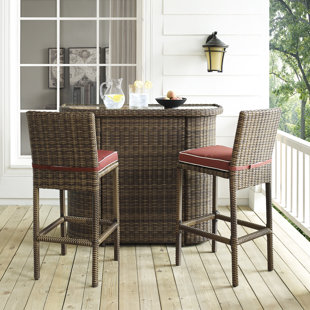 Dardel 3 Piece Bar Height Dining Set