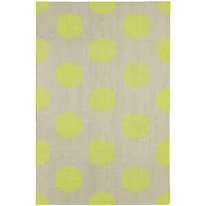 Spots Green Area Rug