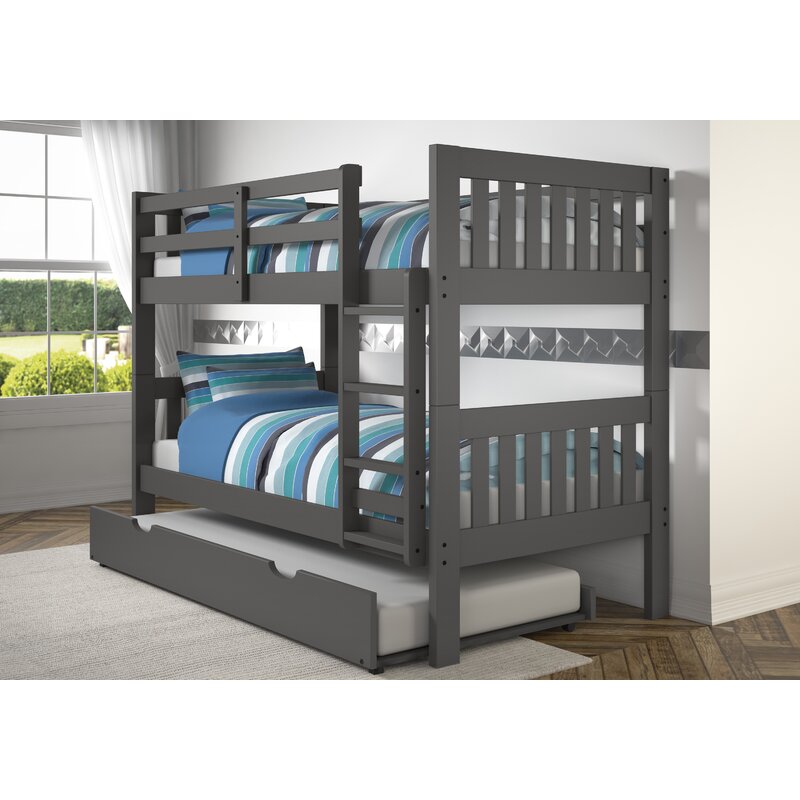 wayfair bunk beds with trundle