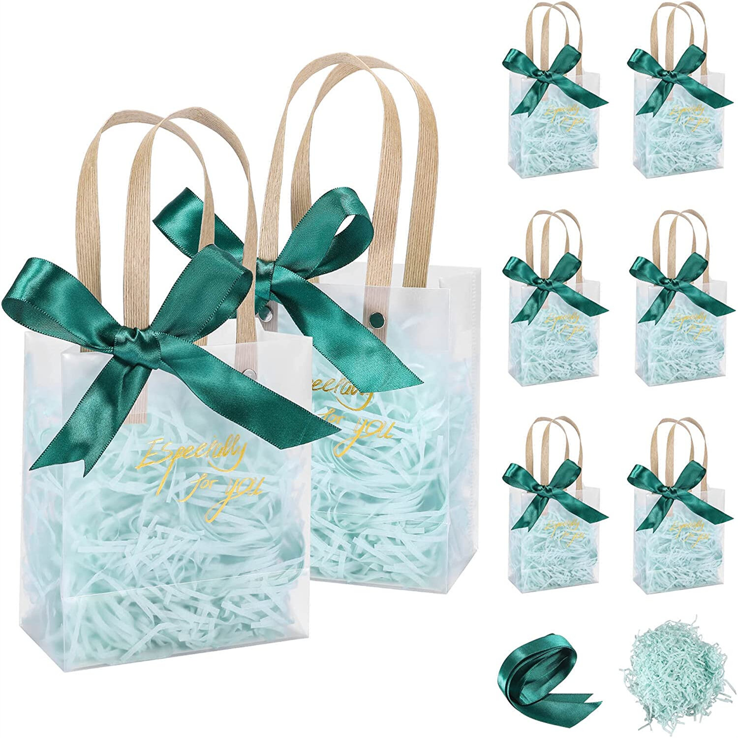 clear gift bolsas bulk