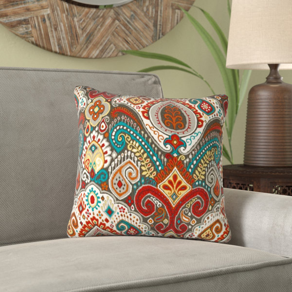 Bungalow Rose Boho Burst Outdoor Square Pillow Cover Insert Wayfair