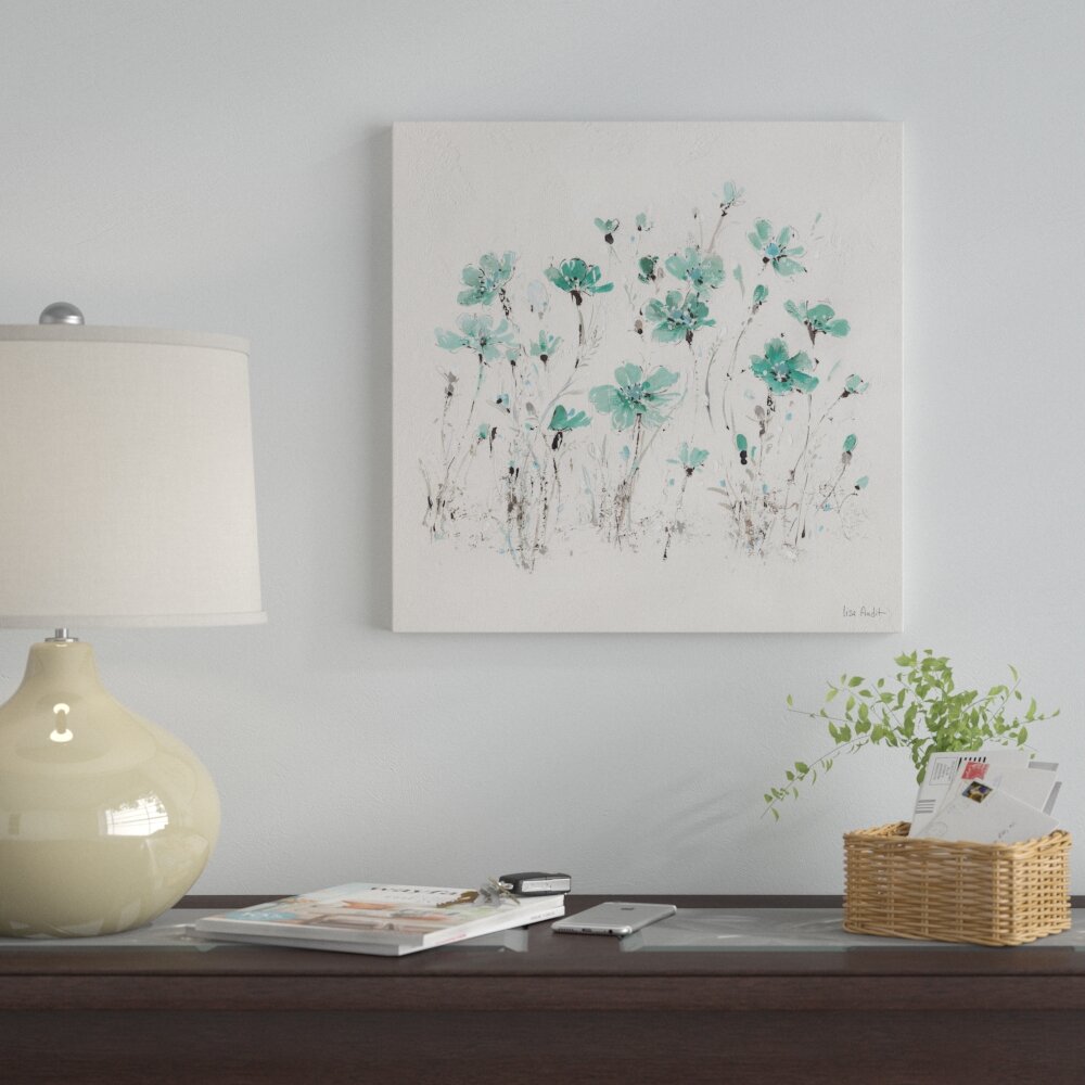 Winston Porter Wildflowers III Turquoise by Lisa Audit - Print on ...