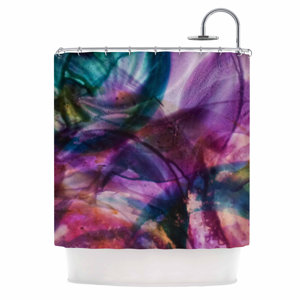 Bubble Series 5 by Malia Shields Shower Curtain