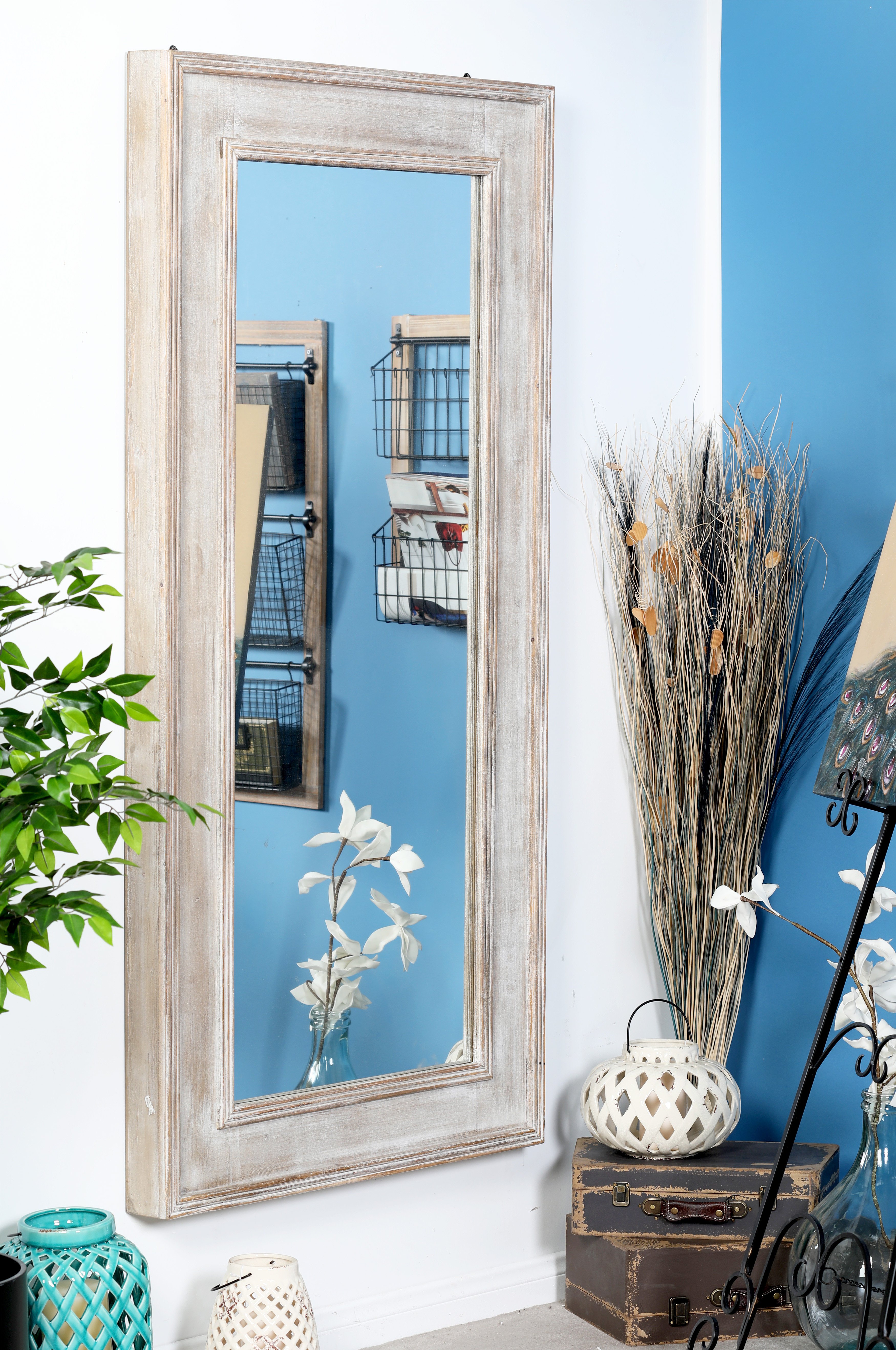 Bayou Breeze Harrietstown Rustic Full Length Mirror Reviews Wayfair