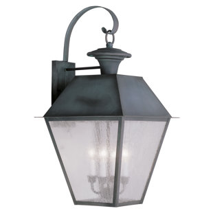 Best Cynda 4-Light Outdoor Wall Lantern By Darby Home Co Outdoor Lighting Cynda 4-Light Outdoor Wall Lantern By Darby Home Co Outdoor Lighting