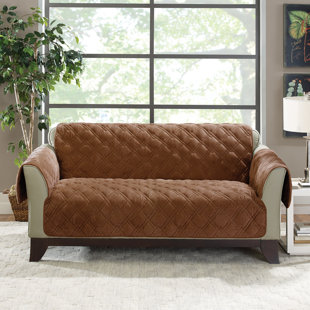 Loveseat Slipcovers You Ll Love Wayfair Plush Comfort Loveseat Slipcover