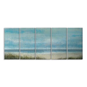 'Outer Banks' Framed Painting Print on Canvas Set