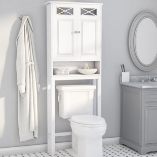 65 H Bathroom Space Saver BestComfort Over The Toilet Cabinet Storage Freestanding Above The Toilet Shelves Rack Unit Organizer Over Toilet Storage