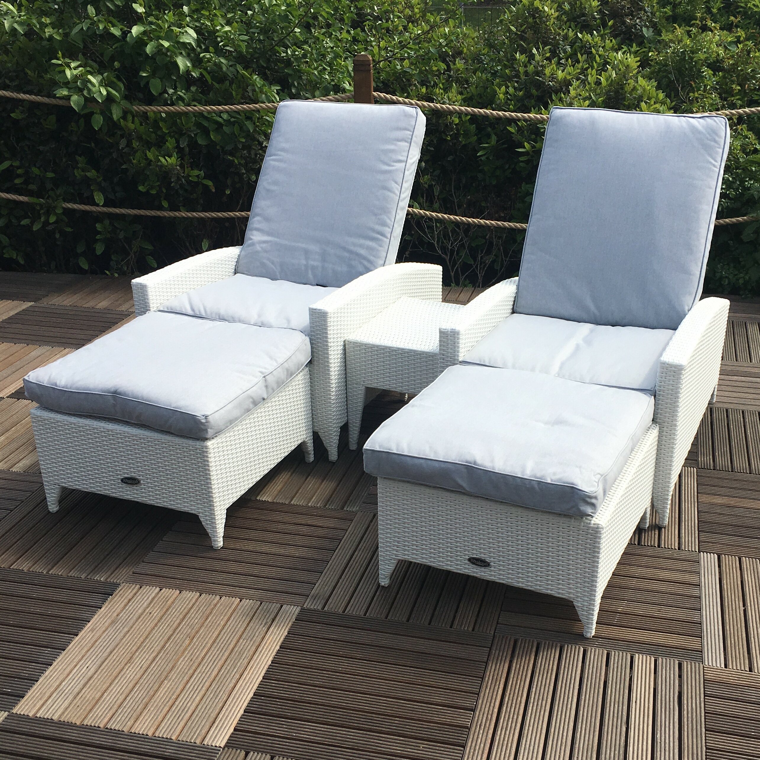 Fiji Garden 2 Seater Rattan Conversation Set