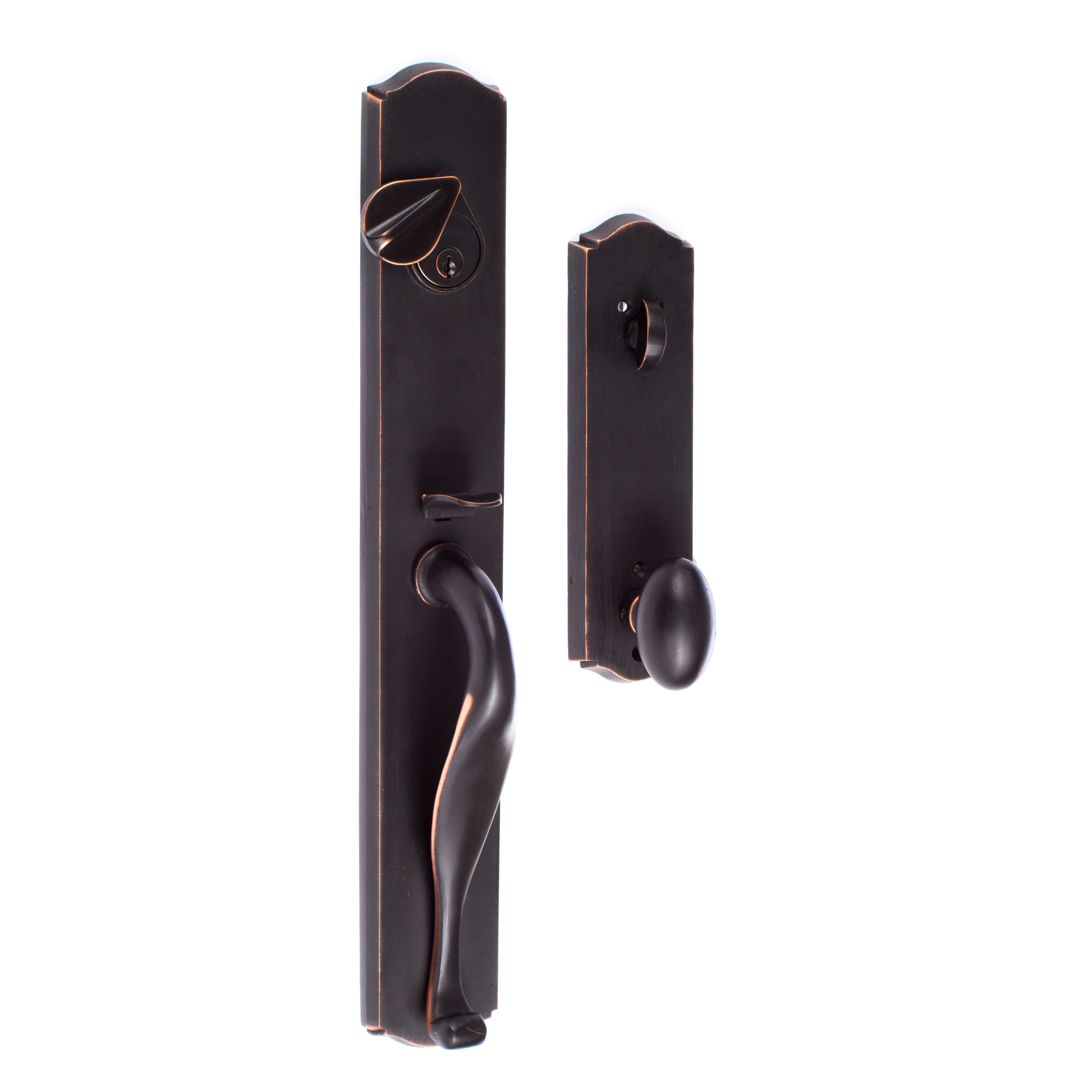 Sure Lochardware Handleset With Deadbolt Single Cylinder And Door