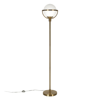 ( The crystal sphere is broken ) Chaviano 69" Torchiere Floor Lamp