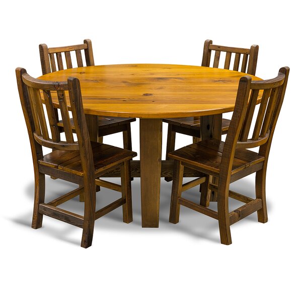 venable mission style solid wood dining table millwood pines