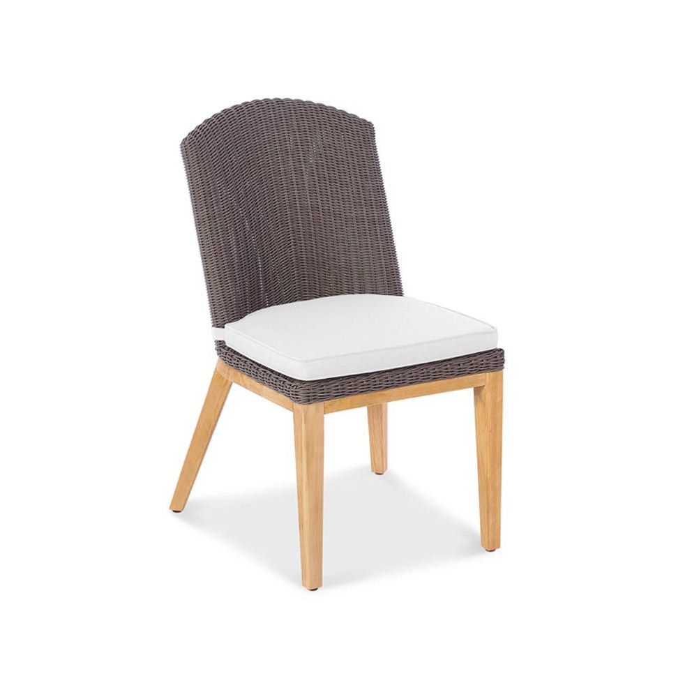 Wrought Studio Hanover Teak Patio Dining Chair With Cushion Wayfair