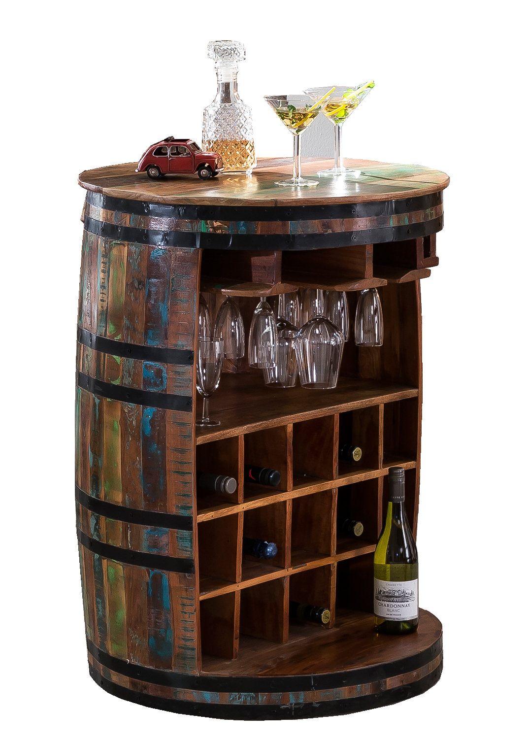East Urban Home Kraker Bar with Wine Storage Wayfair