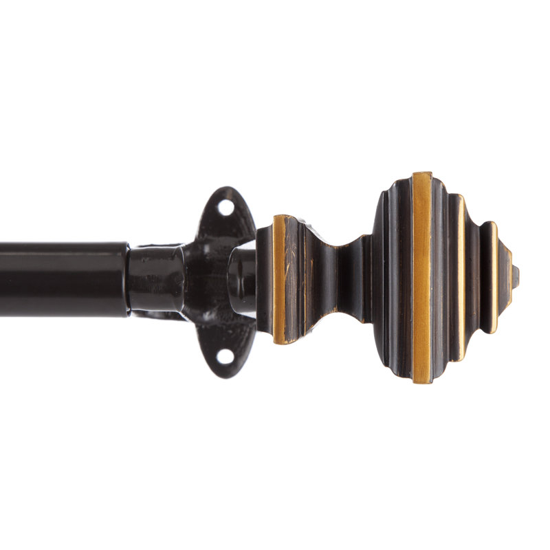 Darby Home Co Millville Room Darkening Double Curtain Rod And