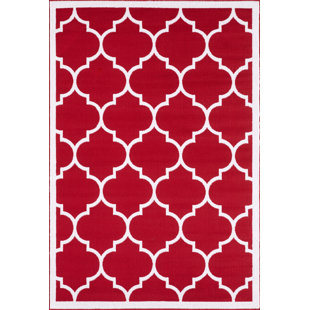 Red Rugs Wayfair Co Uk Eastlawn Trendy Red Rug