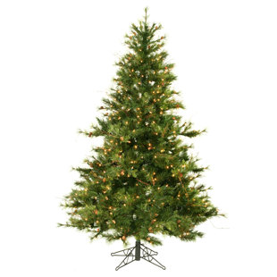country pine 65 green pine artificial christmas tree with 500 pre lit clear lights with stand - Rustic Artificial Christmas Tree country pine 65 green pine artificial christmas tree with 500 pre lit clear lights with stand - Rustic Artificial Christmas Tree