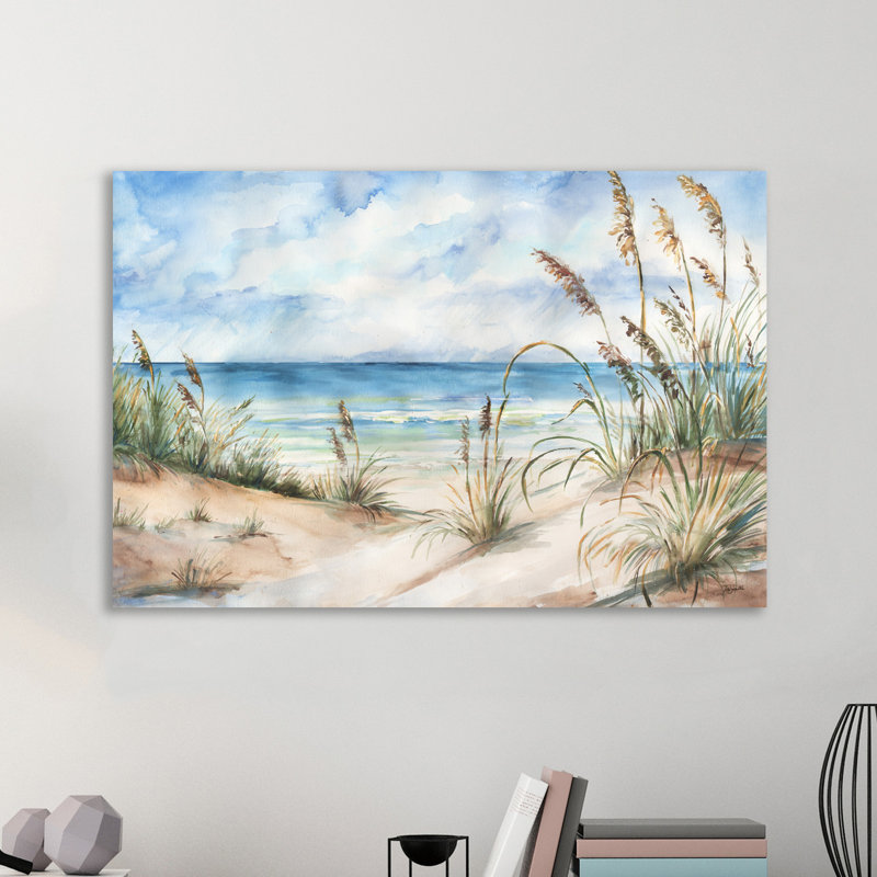 Coastal Landscape By Tre Sorelle Studios Wrapped Canvas Print