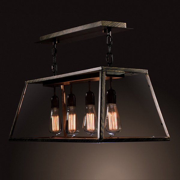 Warehouse of Tiffany Edison 4Light Kitchen Island Pendant & Reviews Wayfair