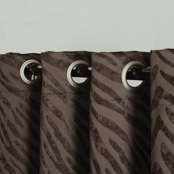 Lyndale Decor Safari Animal Print Blackout Thermal Grommet