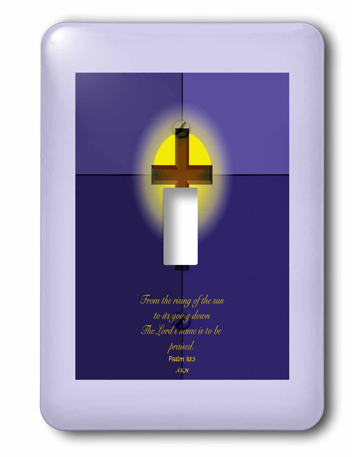 3drose Psalm 113 3 Cross Sunrise Sunset Bible Verse Single Toggle Light Switch Wayfair