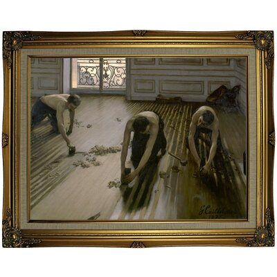 The Floor Scrapers 1875 Framed Oil Painting Print On Canvas