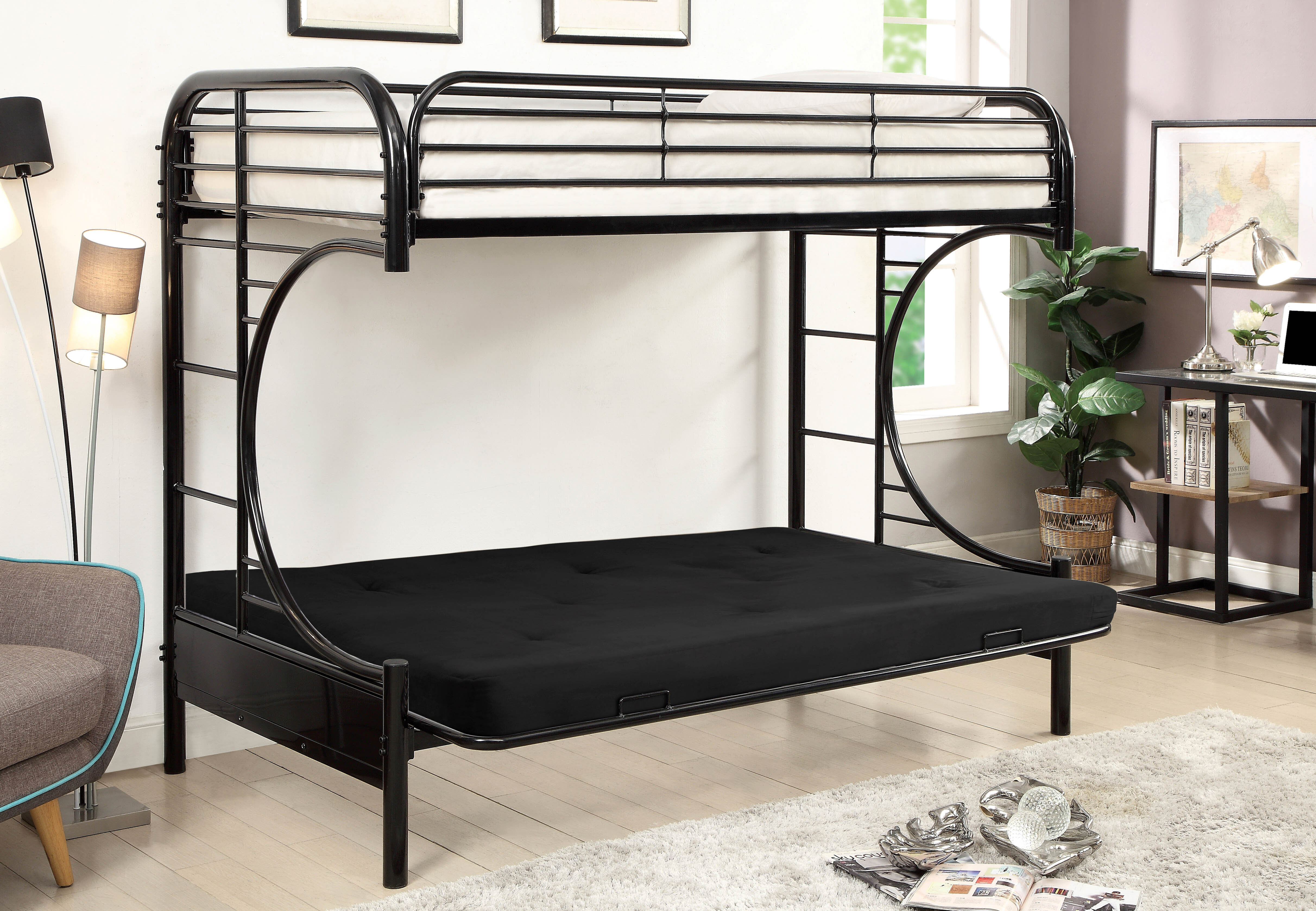 bunk bed over futon