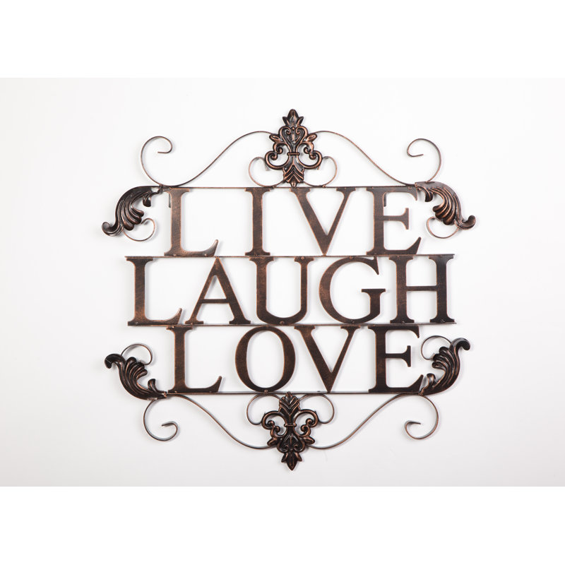 Fleur De Lis Living Live Laugh Love Wall Decor Reviews Wayfair