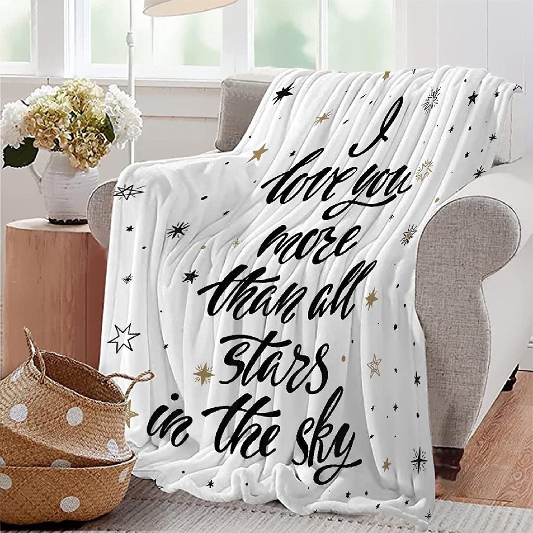 Bed Hotel and Home Outdoor Personalized for Mom Blanket Blanket Print Super Soft and Warm New Year Winter Gift All Season Throw Blanket for Sofa 