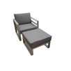 metal lounge garden chair