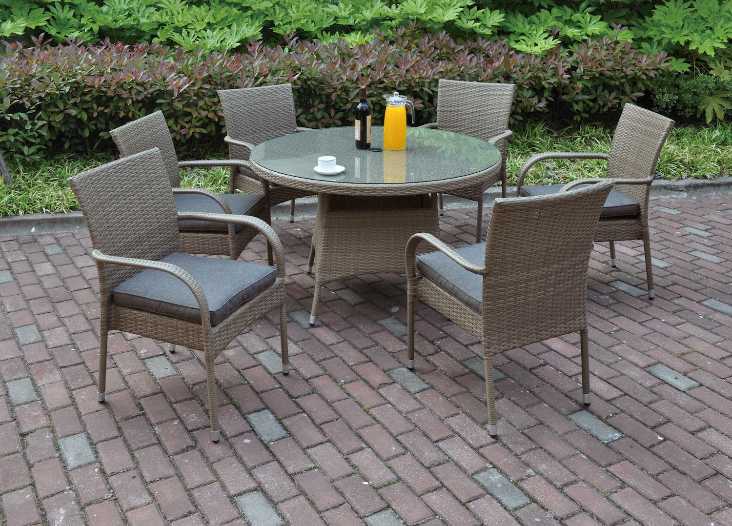 Jb Patio 7 Piece Dining Set With Cushions Reviews Wayfair