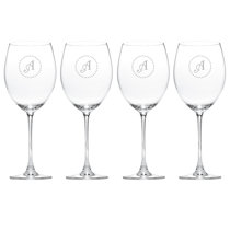 NOB Crystal Stemmed Wine Glass Set of 6 See Desc Lenox Tuscany Classics 22 oz 