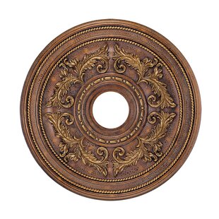 Ceiling Medallion In Crackled Greek Bronze