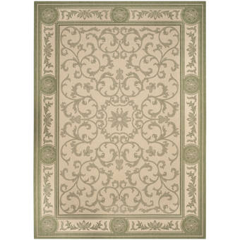 Astoria Grand Carsen Olive Natural Indoor Outdoor Area Rug Reviews Wayfair