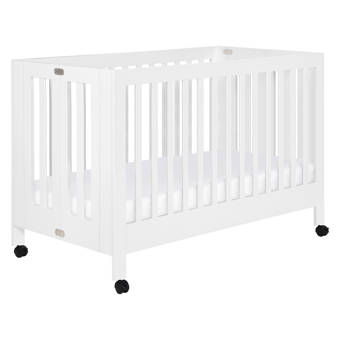 white timber cot