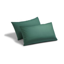 dark green pillowcase