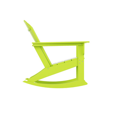 Alcide HDPE Rocking Adirondack Chair