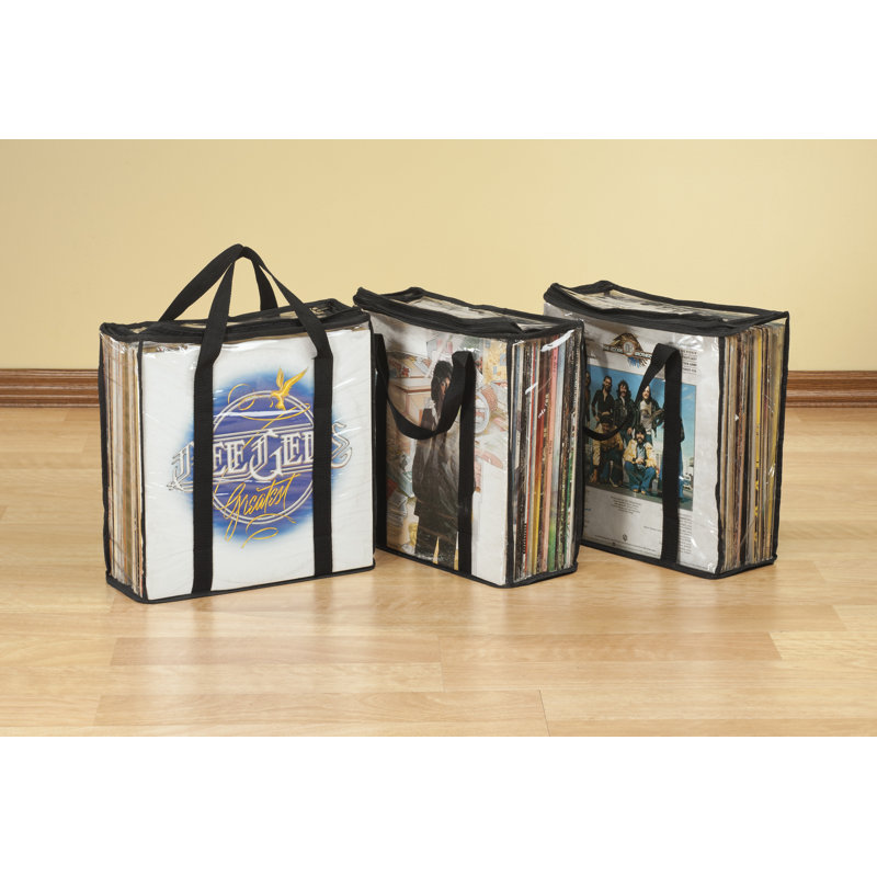 Miles Kimball Vinyl Record Carrying Case Multimedia Wayfair