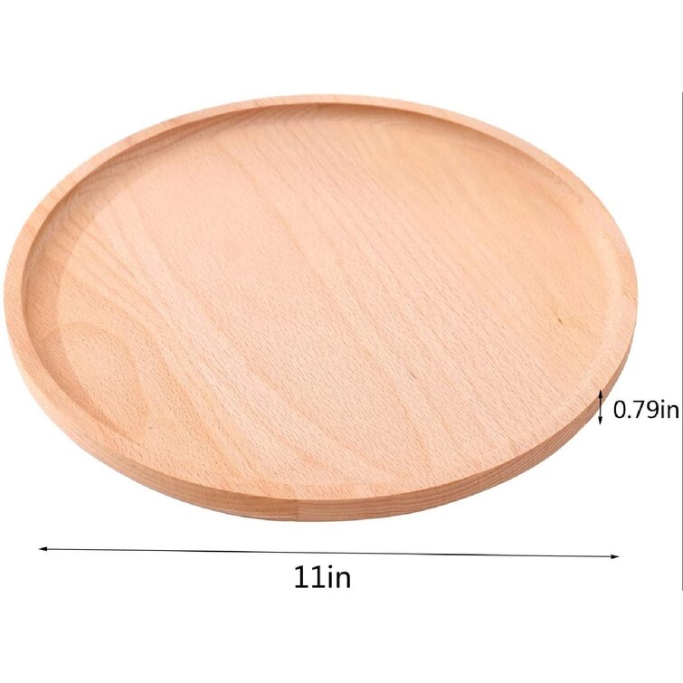 Oval Beech Wood Serving Tray Food Fruits Cheese Dish Platter Plate 