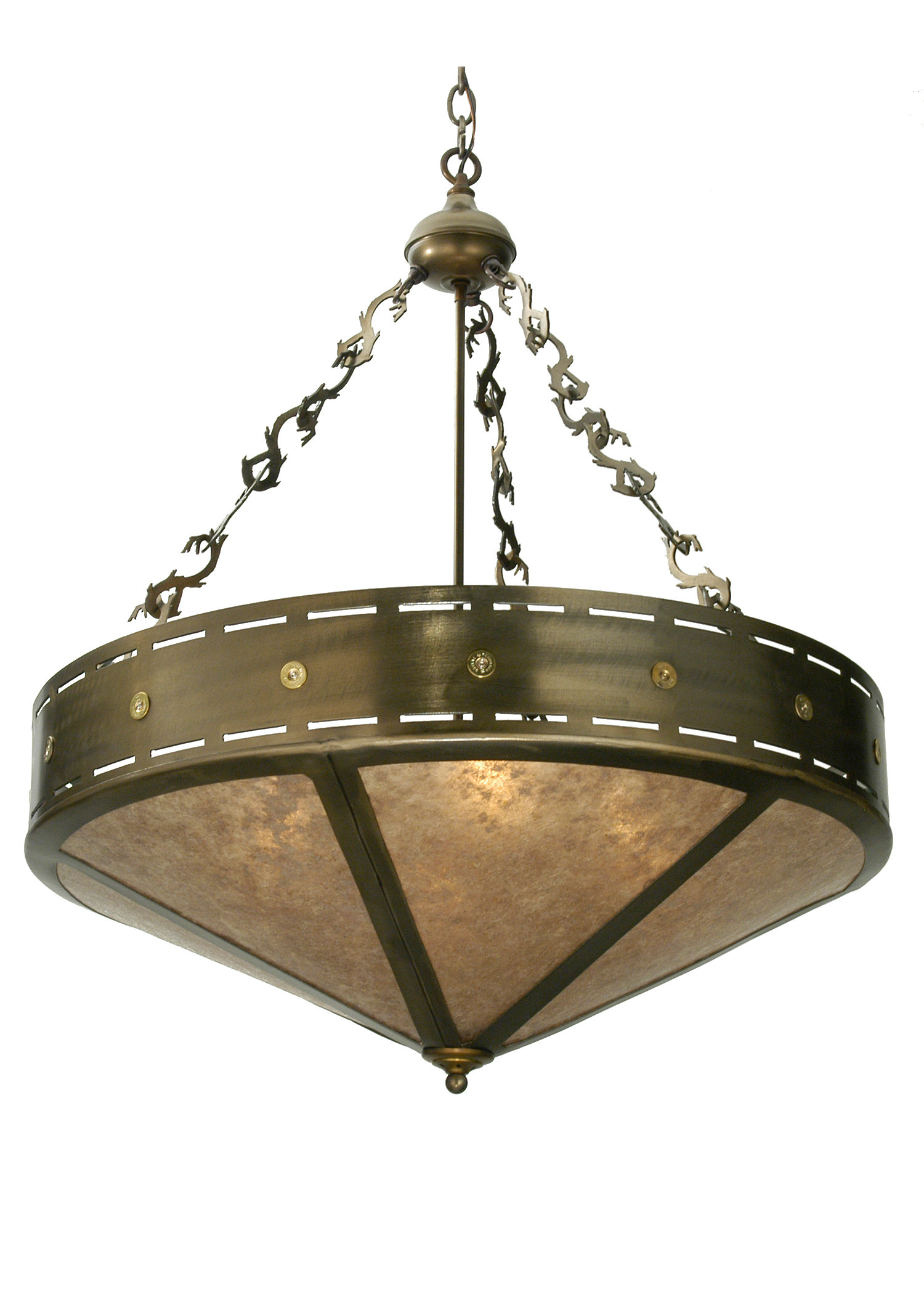 Meyda Tiffany Craftsman Target 4 Light Unique Statement Bowl Pendant Wayfair