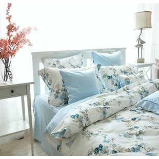 meg floral knot duvet cover