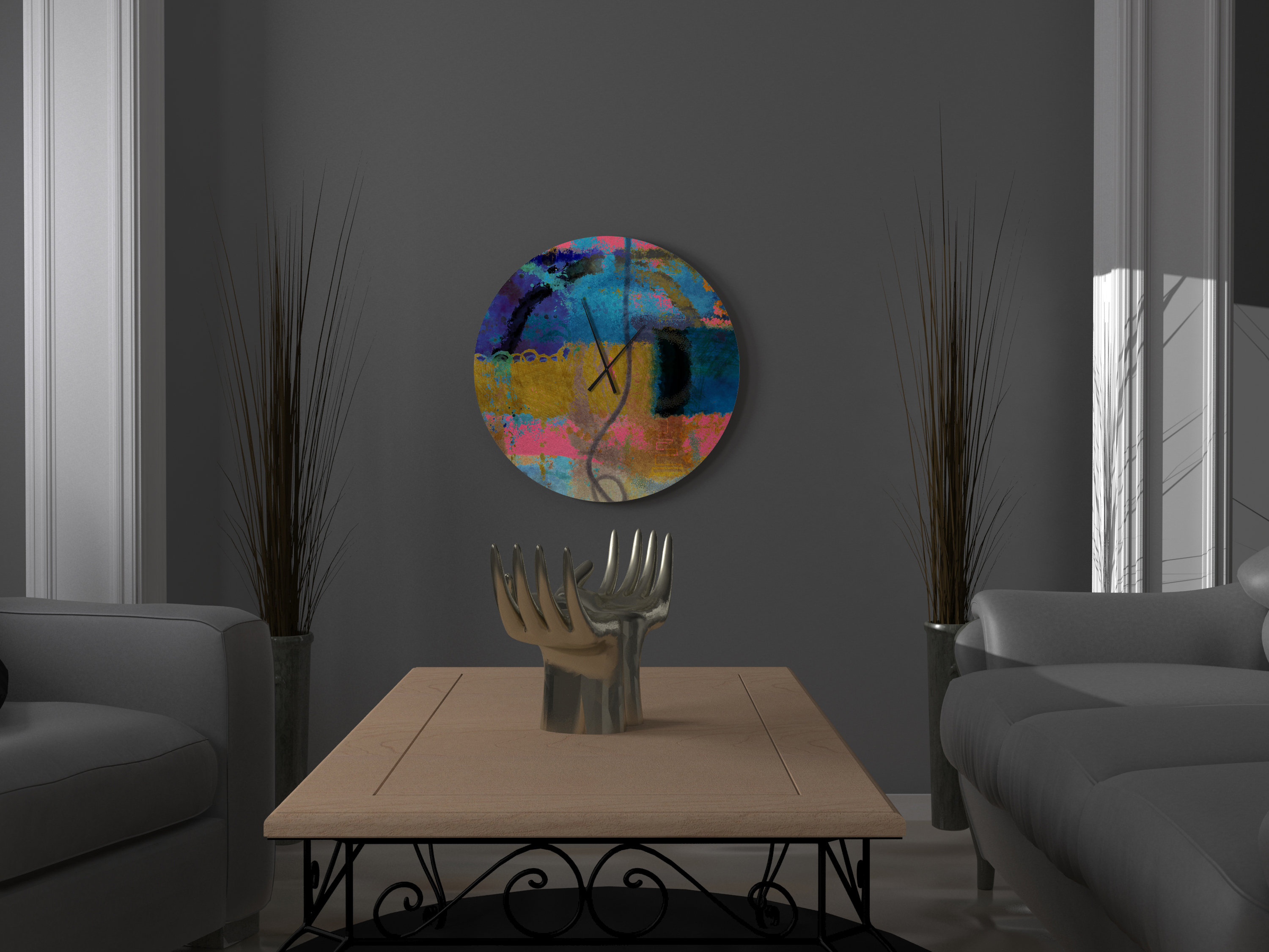 East Urban Home Ulysses Wall Clock Wayfair