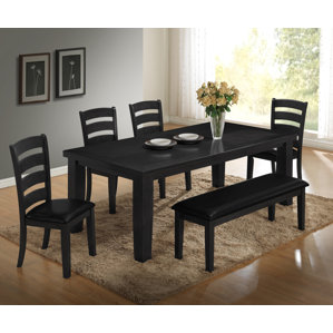 Bodie 6 Piece Dining Set by Loon Peak
