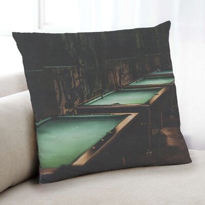 Sports Pool 15 Throw Pillow East Urban Home Cover Material: Synthetic