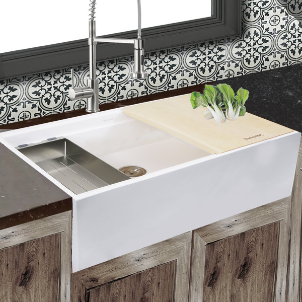 Nantucket Sinks' 30" L x 20" W Farmhouse Kitchen Sink ...