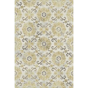 Royal Treasure Ivory/Yellow Area Rug