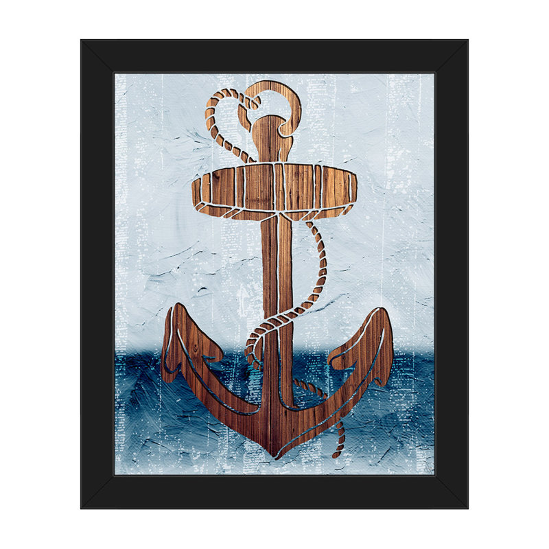 Click Wall Art Wood Anchor Framed Painting Print On Canvas Wayfair