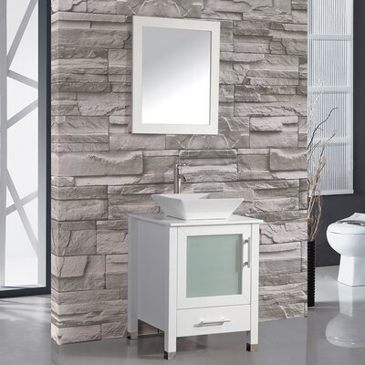 Govea 24 Single Bathroom Vanity Set With Mirror Ivy Bronx